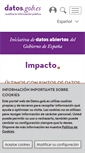 Mobile Screenshot of datos.gob.es